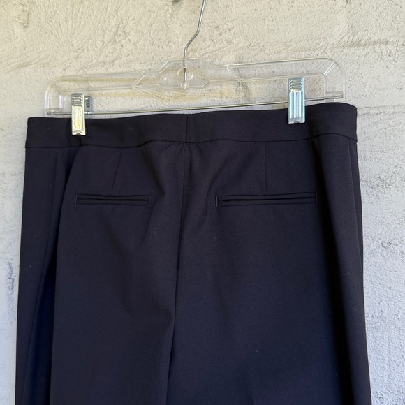 Lafayette 148 NY Black Lightweight Stretch Wool Classic Trousers Size 4 - Picture 6 of 12